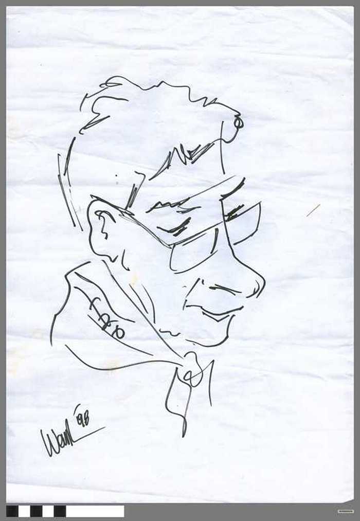 Karikatuur portret van Louis Van Massenhove