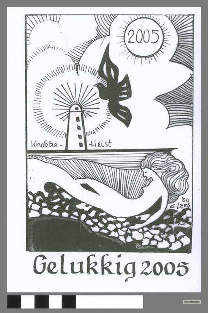 Wenskaart: Gelukkig 2005