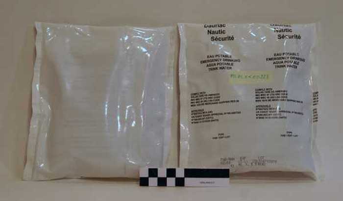 Drinkwater. Uitrusting pneumatisch vlot