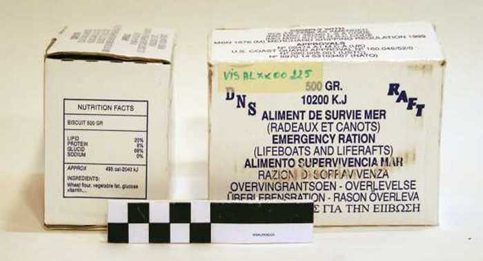 Overlevingsrantsoen. Uitrusting pneumatisch vlot