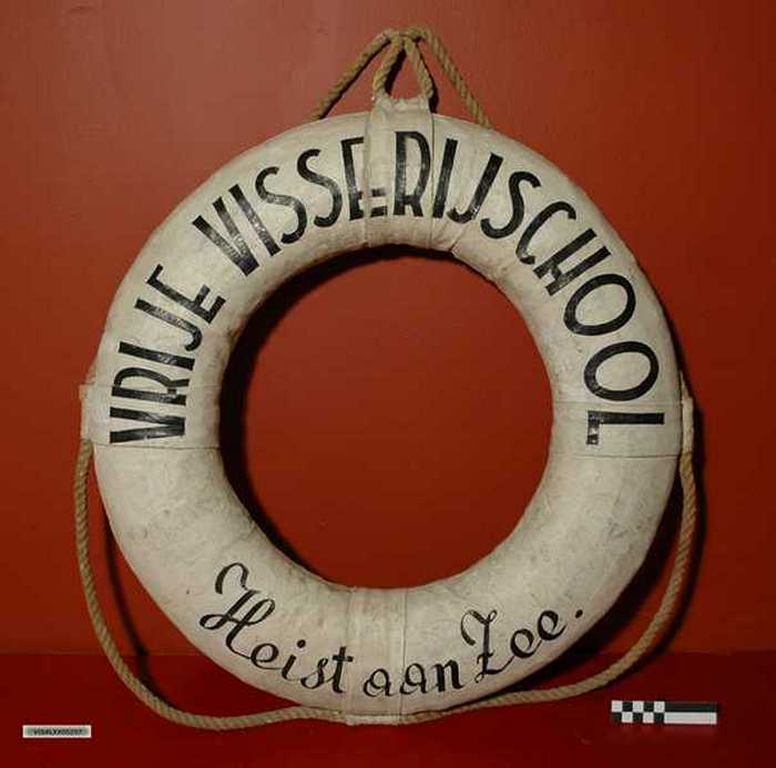 Reddingsboei: Vrije Visserijschool - Heist aan Zee