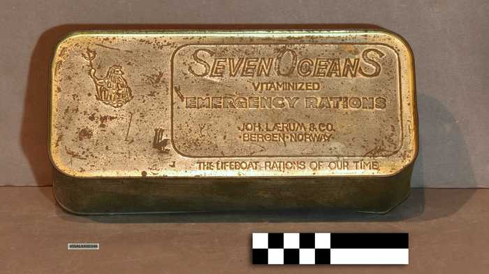 Seven OceanS vitaminized Emergency Rations - Joh Laerum & Co