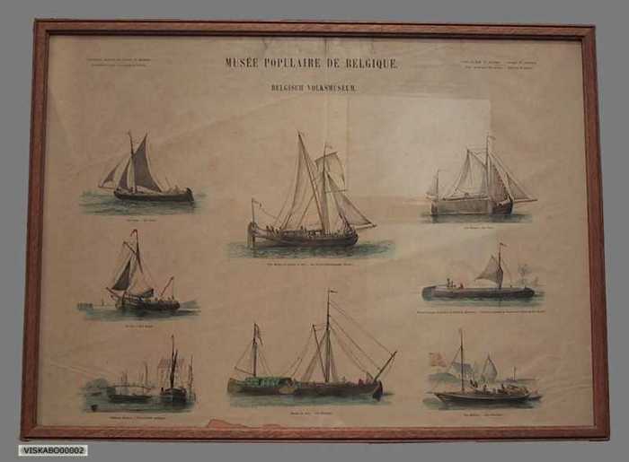 Verschillende schepen van vaerten en rivieren