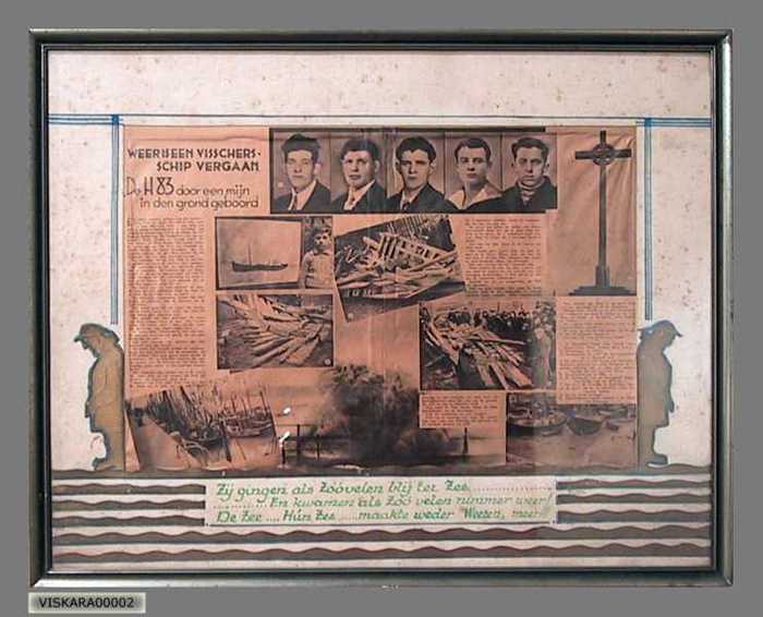 Weer is een visschersschip vergaan.