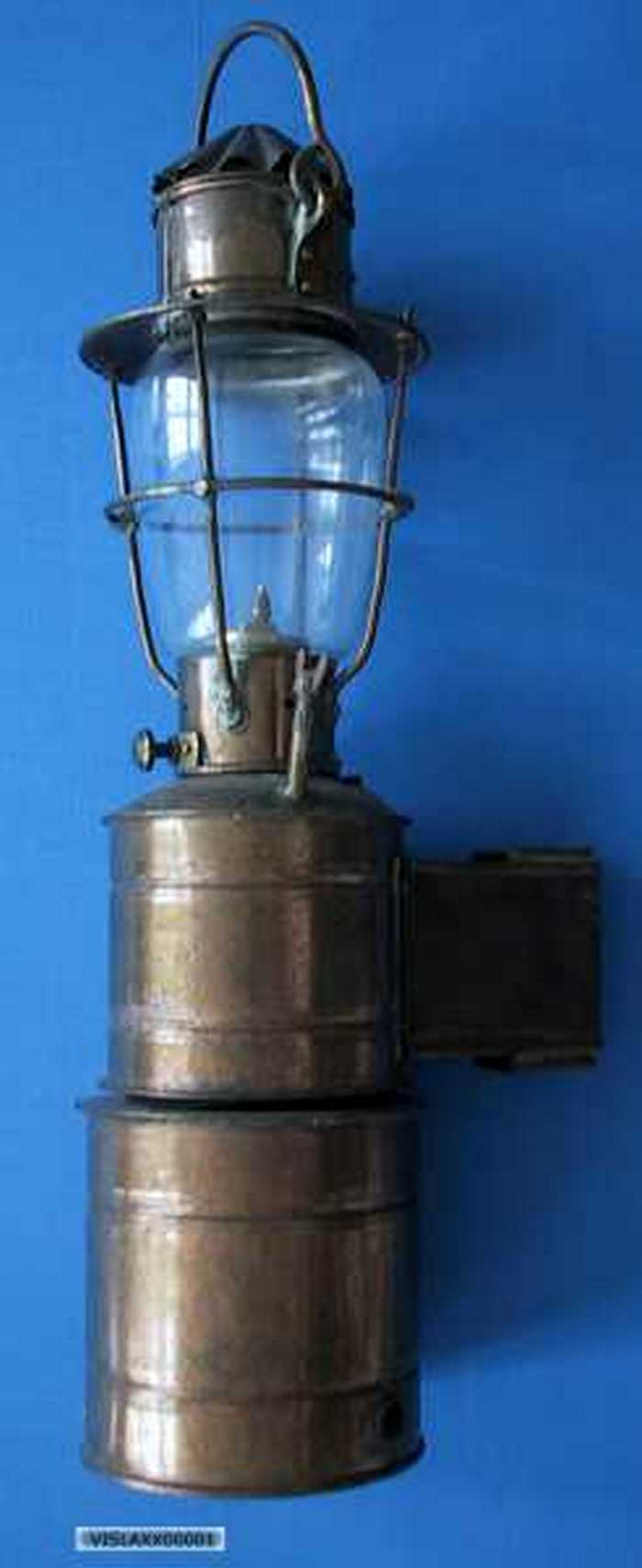 Boeilicht (carbidlamp).