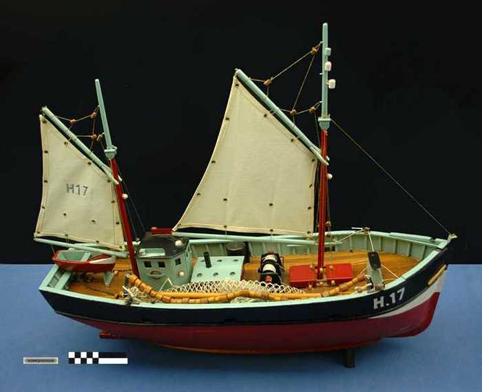 Vissersvaartuig - Garnaalvanger: Stella-Maris - H.17