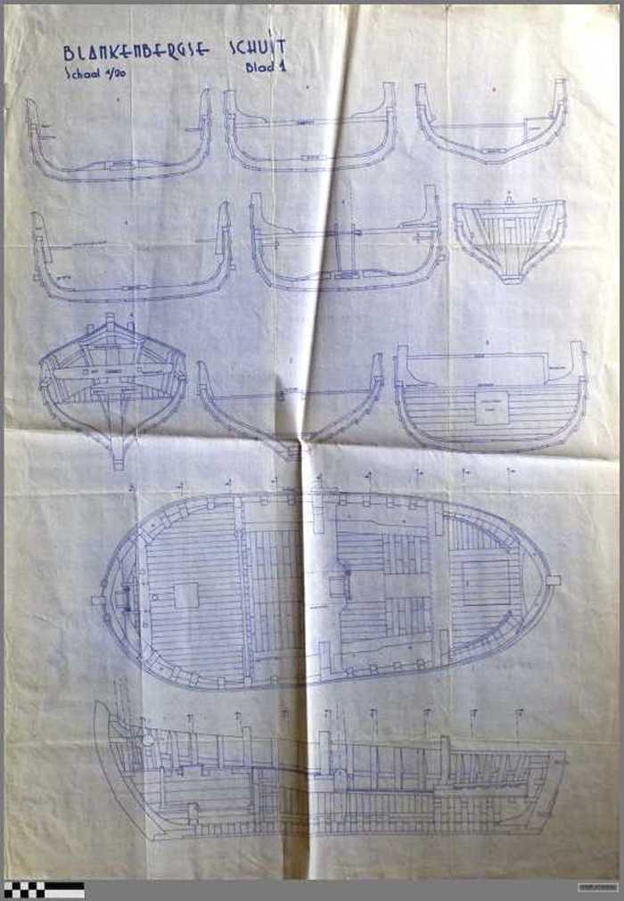 Blankenbergse schuit - Blad 1
