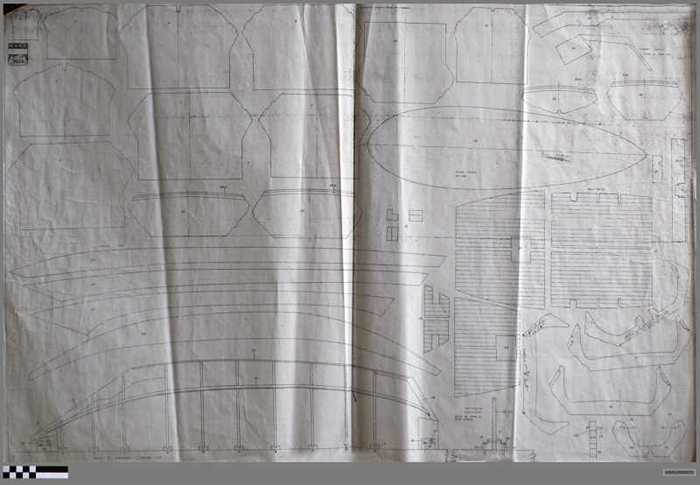 Scheepsbouwplan ARM-82, Lieve - Original frames, spanten formes