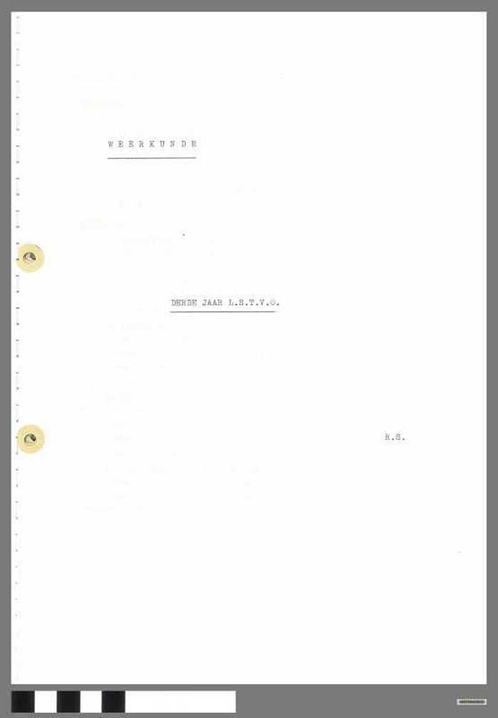 Weerkunde -  Derde jaar lager-secondair-technisch-visserij-onderwijs