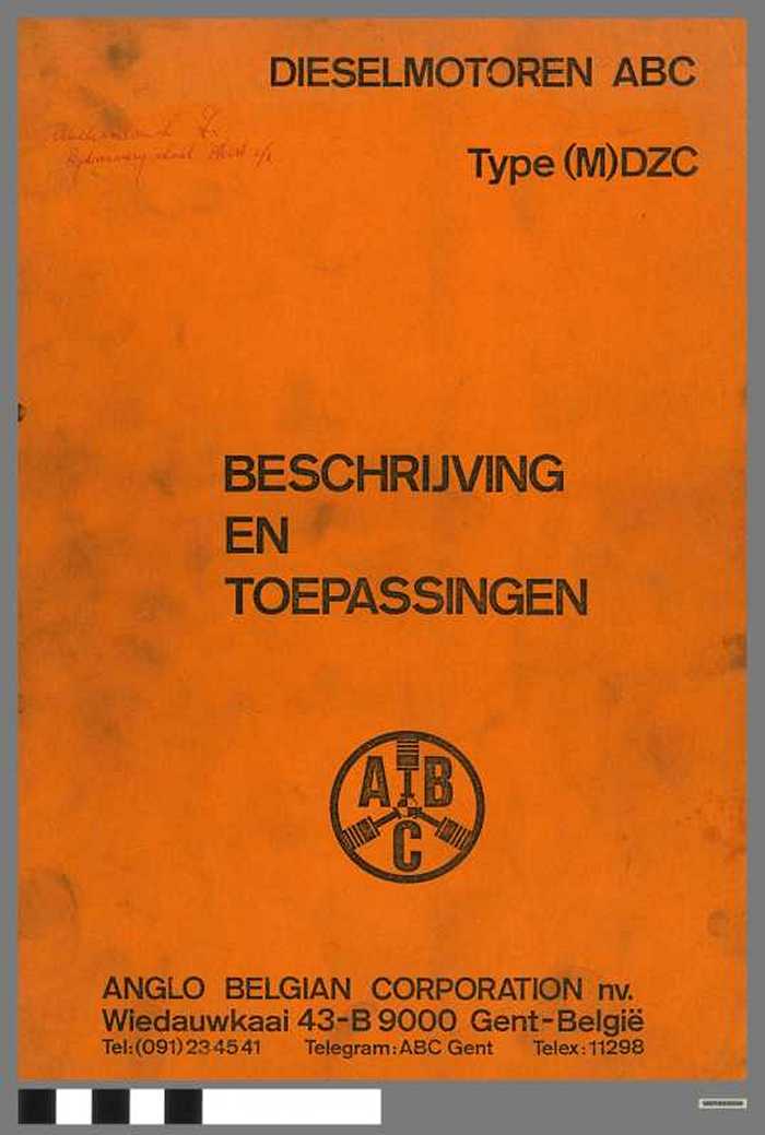 Dieselmotoren ABC type (M) DZC - Beschrijving en toepassingen