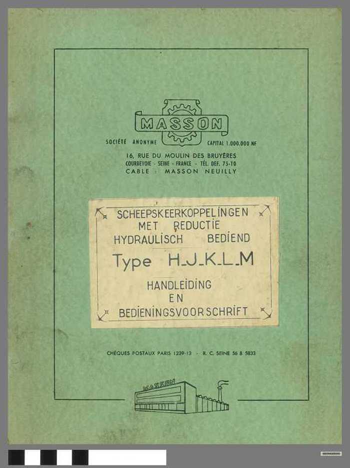 Scheepskeerkoppelingen met reductie, hydraulisch bediening