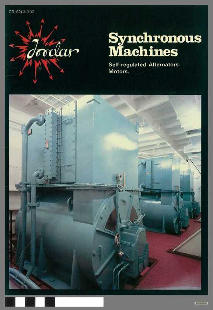 Synchronous Machines - Self-regulated Alternators, motors