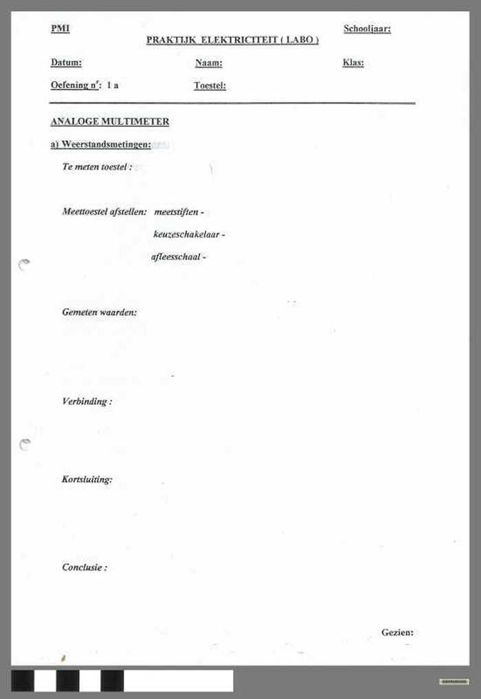 PMI - Praktijk Elektriciteit - Werkboek