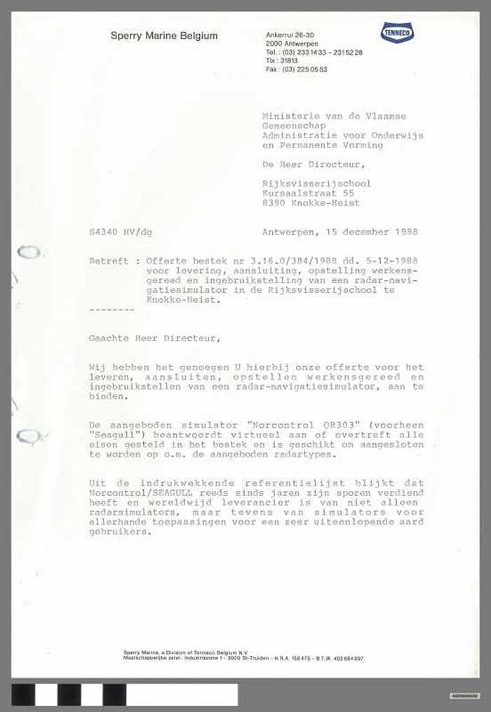 Sperry Marine Belgium