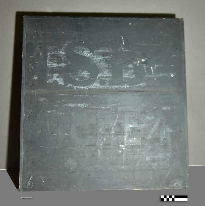 Opbergkoffer voor vlag 'Oud Strijders 1914-1918, Knokke Aan Zee'