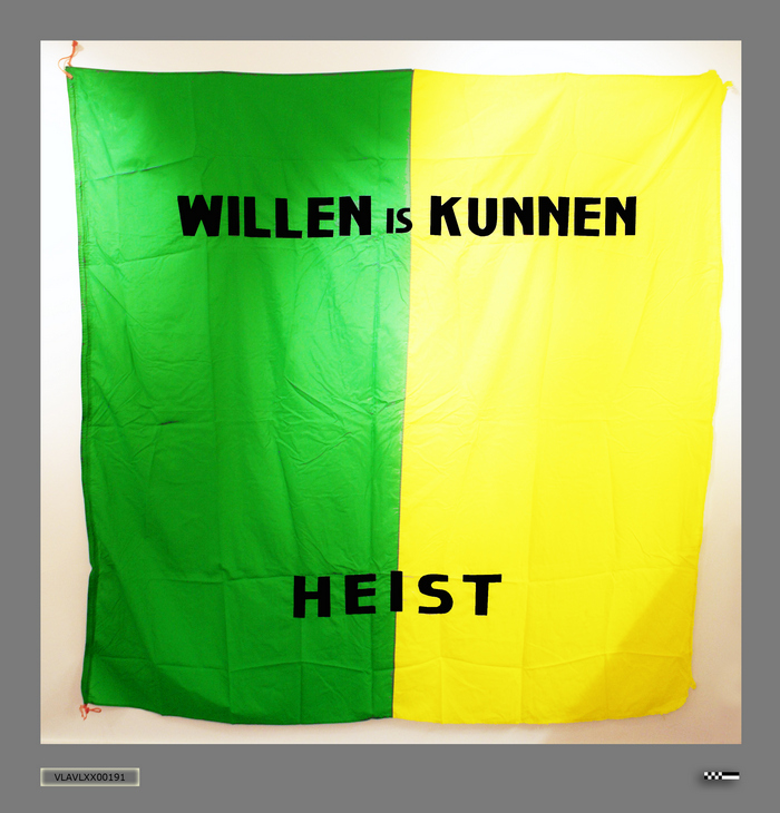 Vlag: Willen is kunnen - Heist
