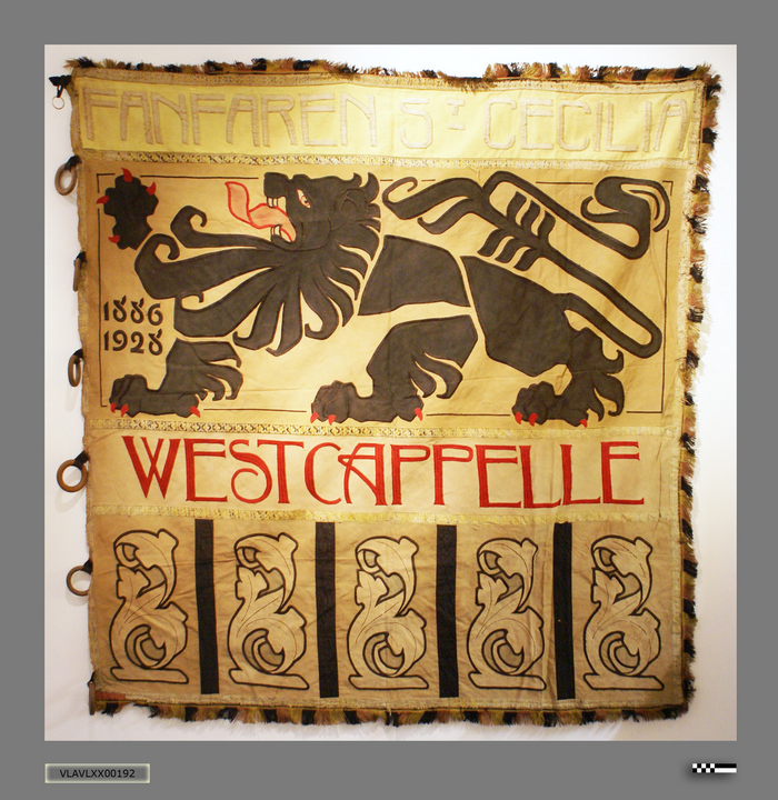 Vlag: Fanfaren St Cecilia - Westcapelle - 1886-1928