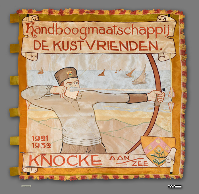 Vlag Handboogmaatschappij De Kustvrienden - Knocke aan/zee