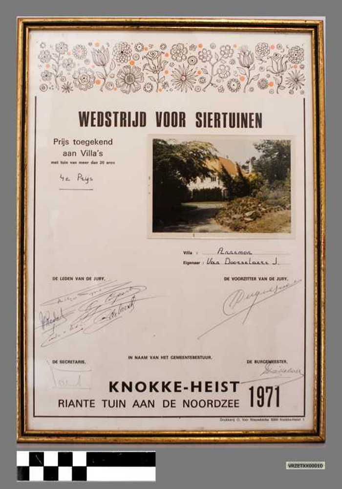 Wedstrijd voor siertuinen - 1971