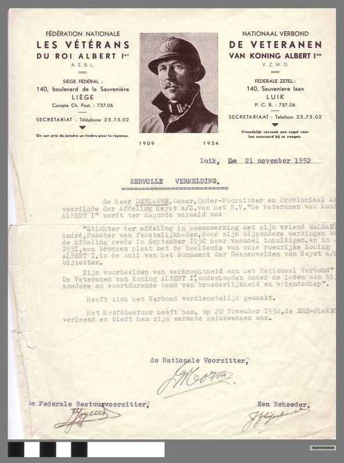 Ereteken: Ereplaket voor bewezen diensten