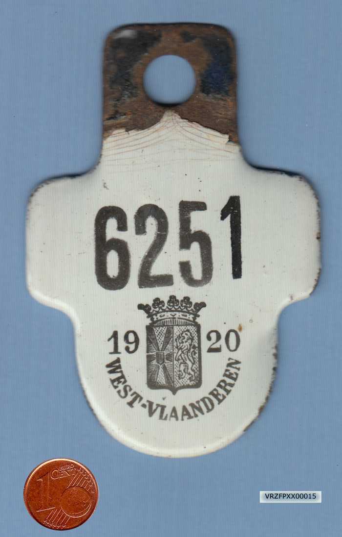 Fietsplaat 1920