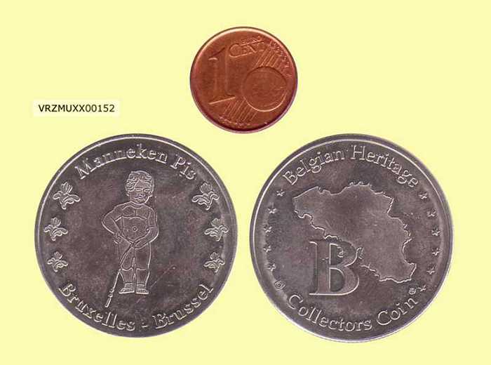 Belgian Heritage Collectors Coin - Manneken Pis Brussel