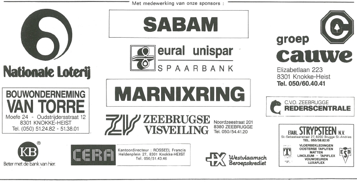 sponsors vlaams visserslied