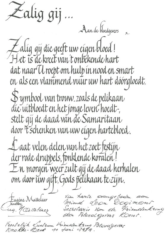 lustrum vriendenkring bloedgevers 1989