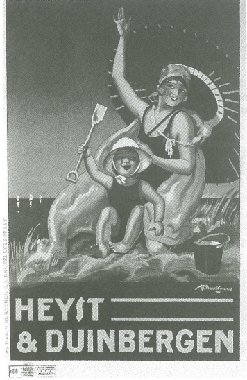 oude affiche heyst duinbergen