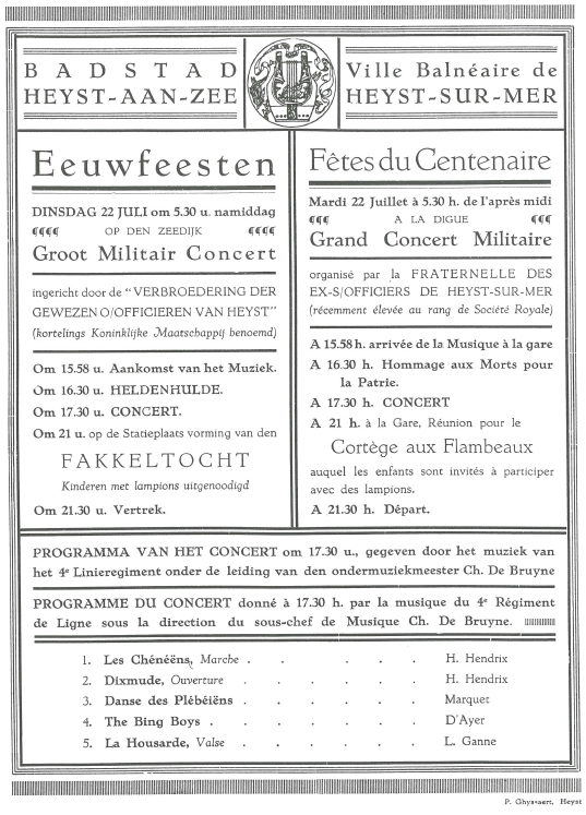 affiche eeuwenfeest 1930