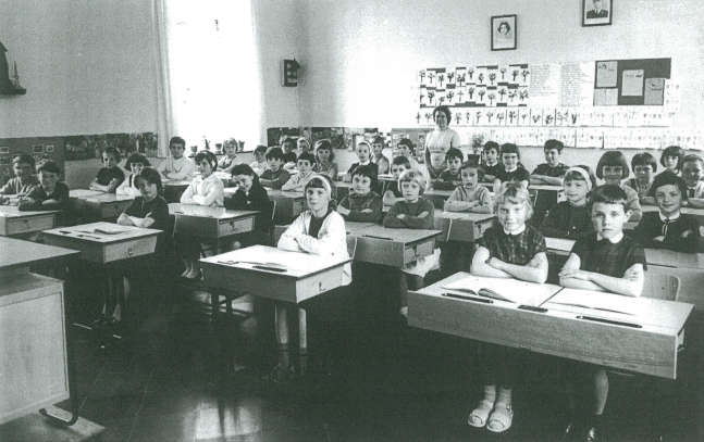 klasfoto mevrouw fournier 1956 1957