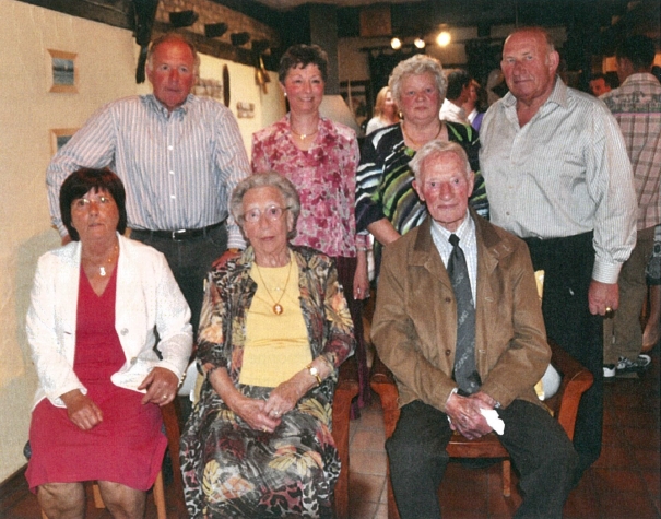 jubilarissen met familie