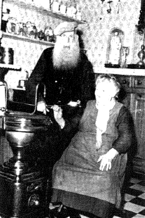 scheelen en echtgenote rond boerestove