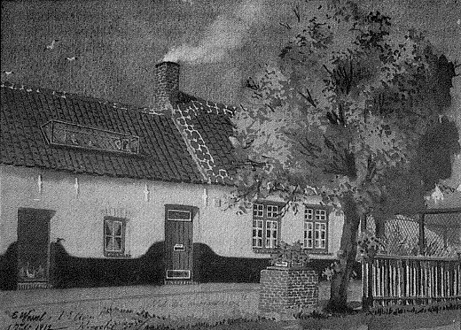 boerderij met duiventil