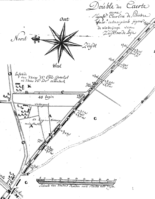 kaart van petrus D’ Herbes