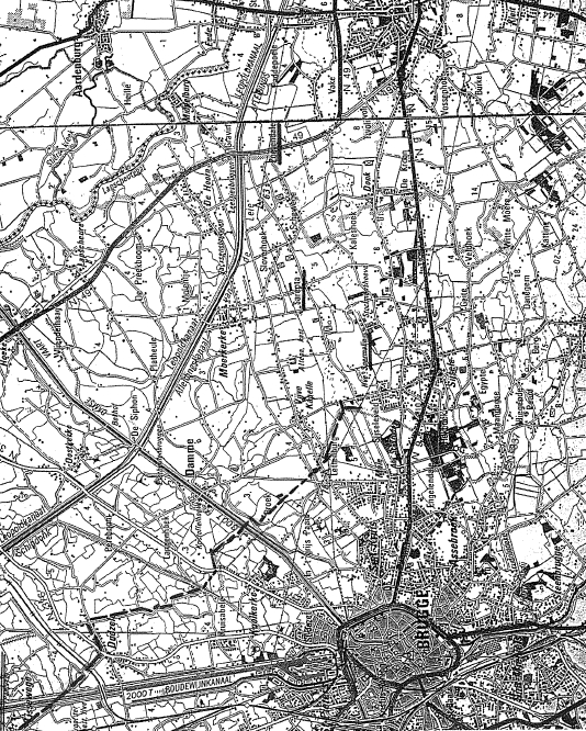 situatieschets streek noordoost brugge